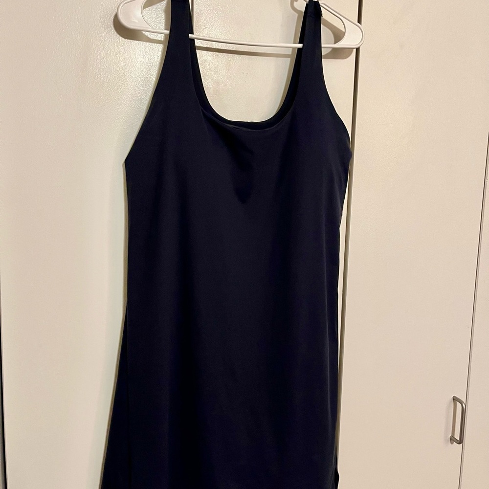 Old Navy Active Black Tank Top Dress with build in shorts